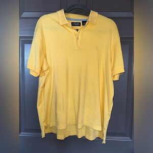 Men’s yellow polo shirt